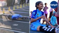 Indian Teen Shrishti Sharma Smashes Limbo Speed Skating Record